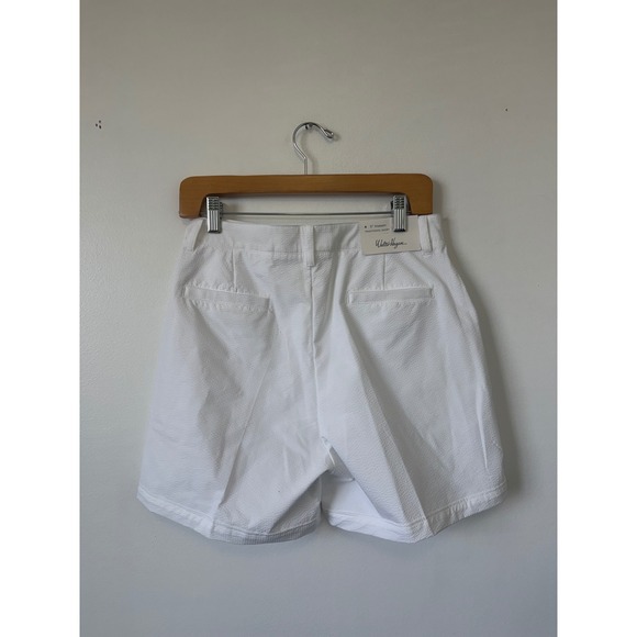 NWT Walter Hagen Seersucker Golf Shorts – White – Women's - size 6 - Picture 3 of 6
